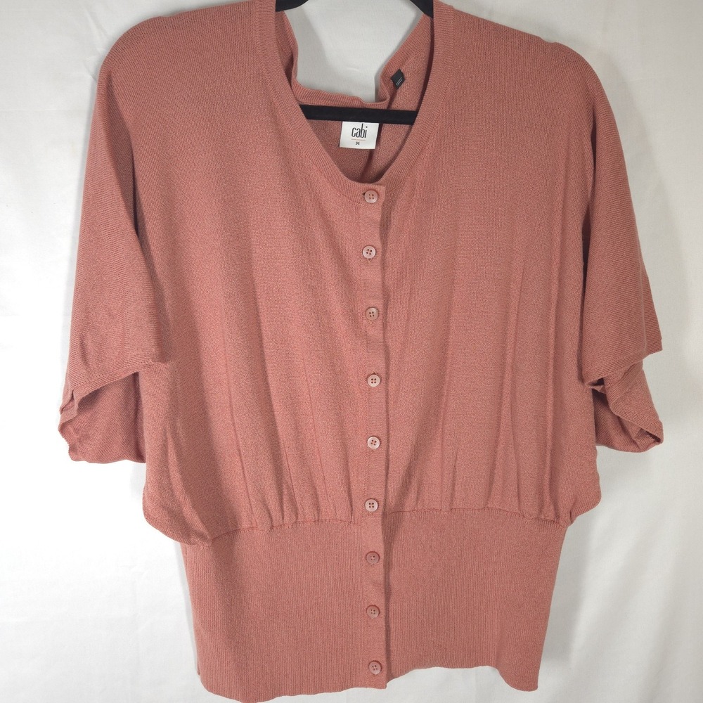 CAbi Kimono Sleeve Cardigan Sweater Womens Medium Chic Romantic Office Boho